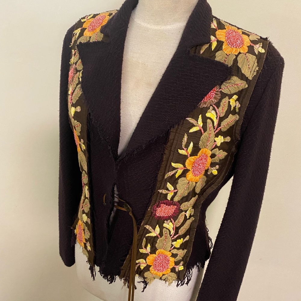 Trelise Cooper 100% Wool Jacket size 14 - Picture 2 of 16